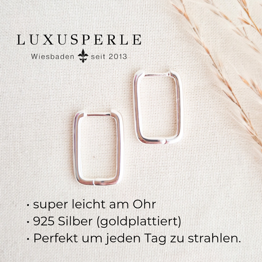 Creolen eckig/ Rechteck